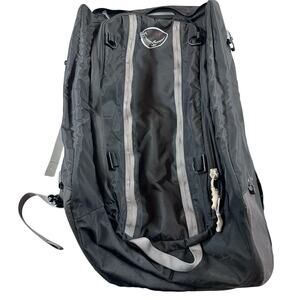 Osprey Porter 65L Black Travel Backpack Duffel Bag Carry-On Hiking Gear READ